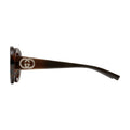 Gucci GG2026S-002 Logo-Embellished Brown Acetate Sunglasses — Brown