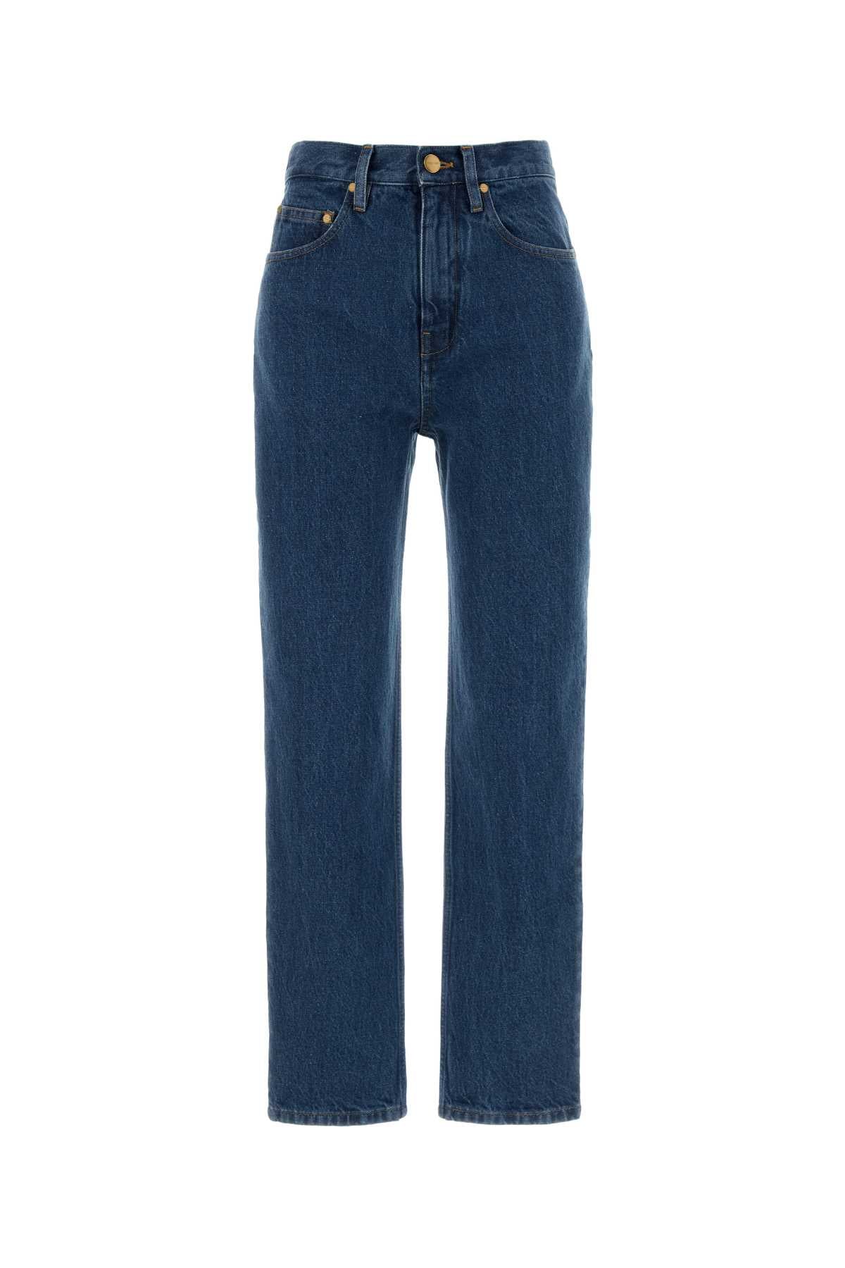 Jil Sander Cotton Jeans — Blue