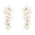 Simone Rocha Cluster Pearl Earrings — White