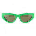 Bottega Veneta BV1176S003 Cat-Eye Full Rim Sunglasses — Green