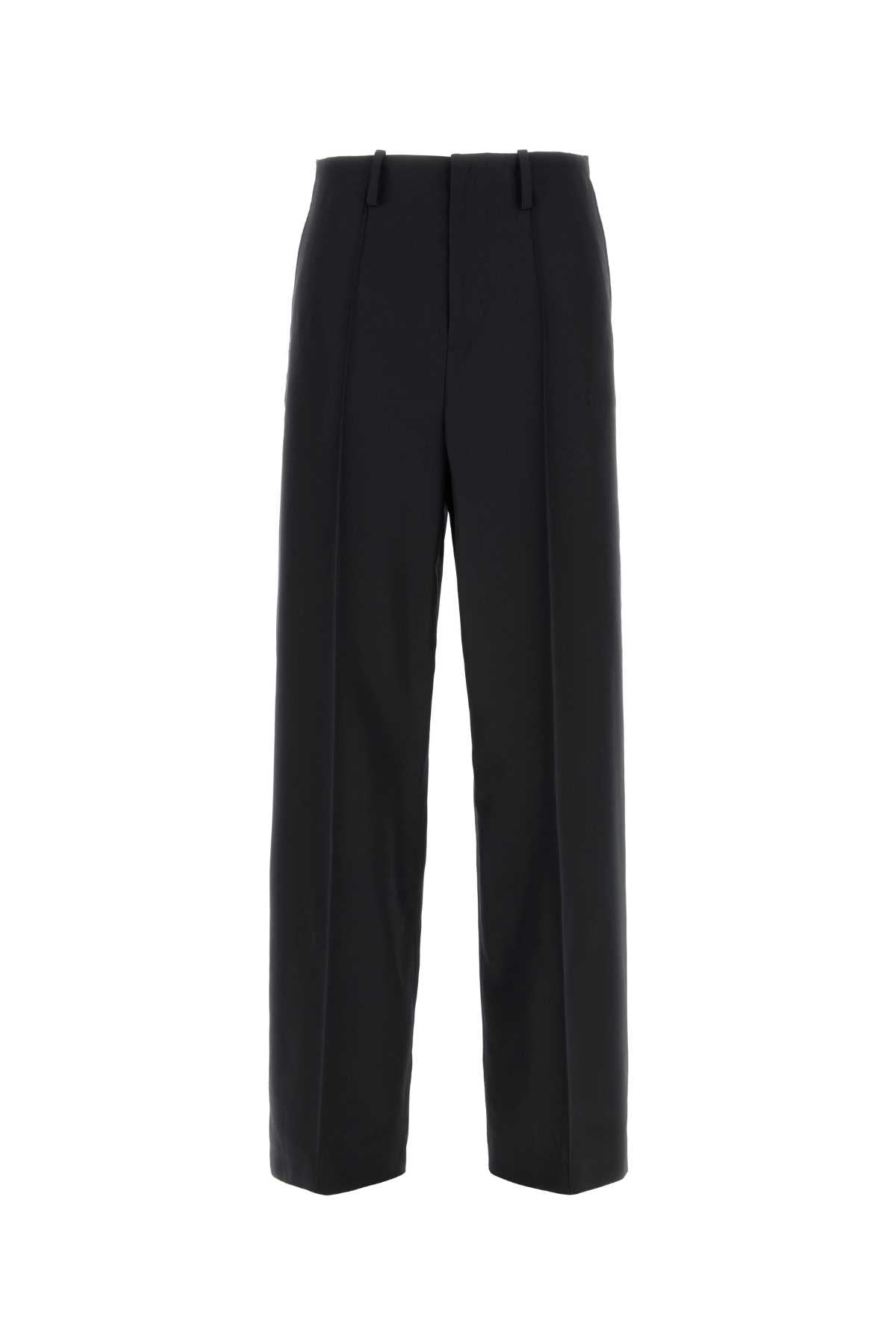 Marni Virgin Wool Blend Trousers — Black