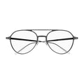 Montblanc MB0195O001 Aviator Metal Frame Eyeglasses — Black