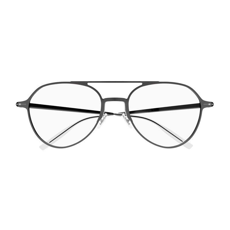 Montblanc MB0195O001 Aviator Metal Frame Eyeglasses — Black