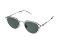 Bottega Veneta BV1331S Round-Frame Sunglasses — grey