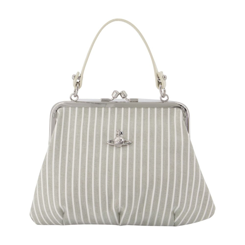 Vivienne Westwood Granny Frame Handbag — Gray