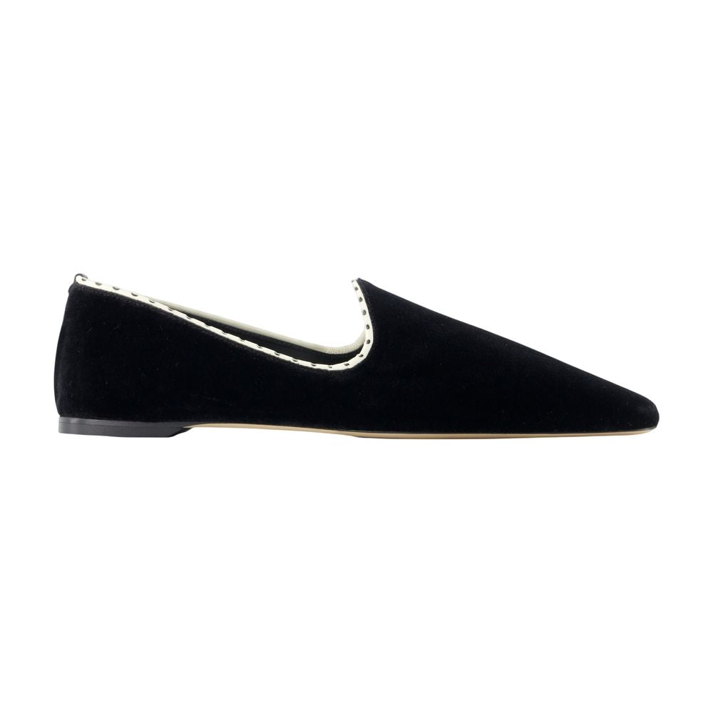Toteme Venetian Ballerina Flat — Black