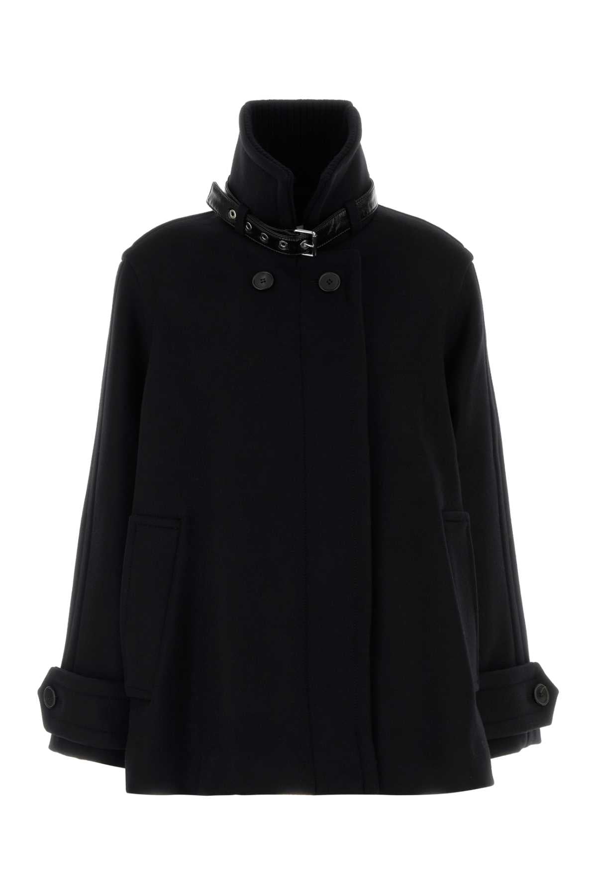 Lanvin Corto Coat — Black