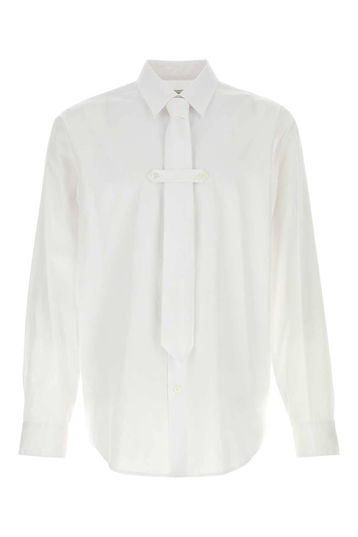 Dries Van Noten Poplin Shirt — White