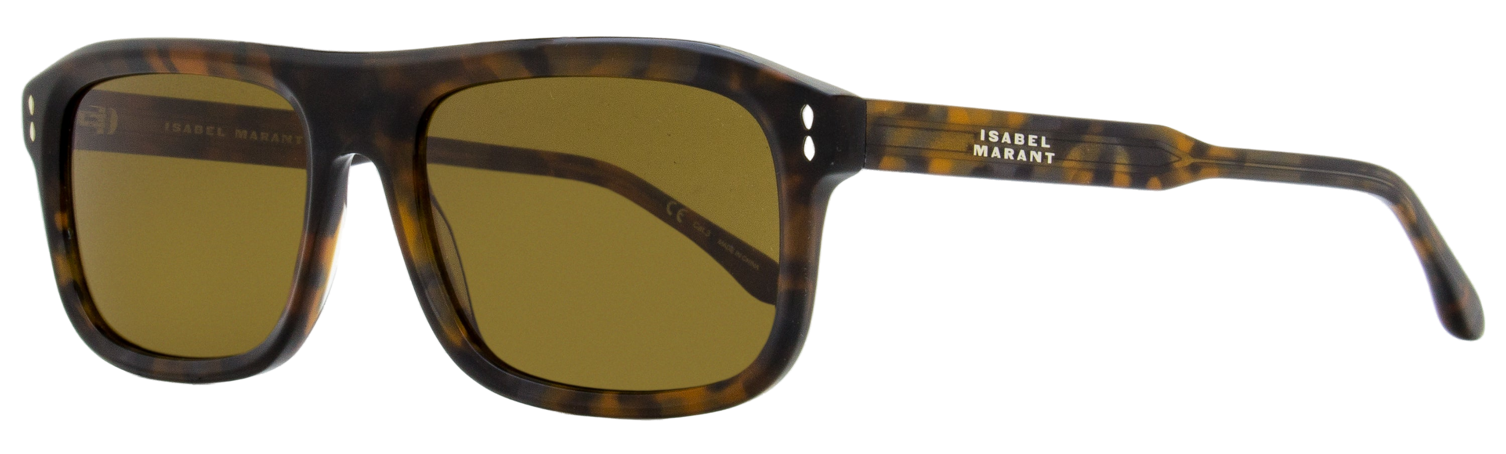 Isabel Marant IM0110S Flat Top Sunglasses — Havana