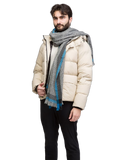 Momo Design Houndstooth Check Scarf — Gray