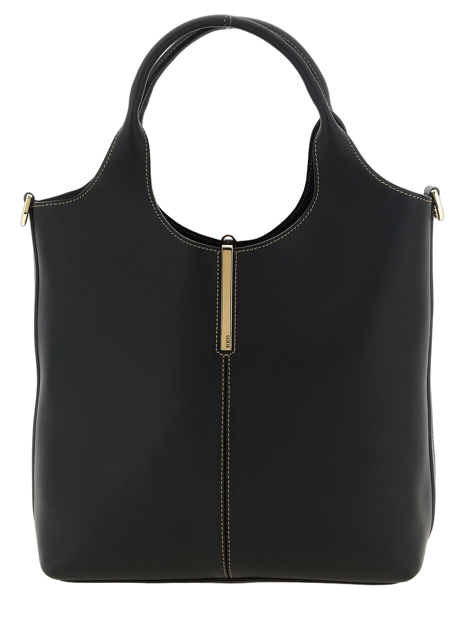 Tod's Calfskin Tote Bag — Black