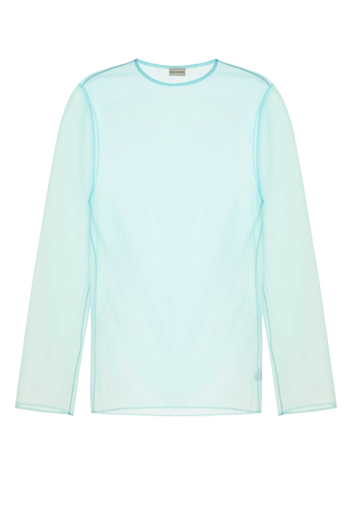 Dries Van Noten Camille Shirt — Turquoise