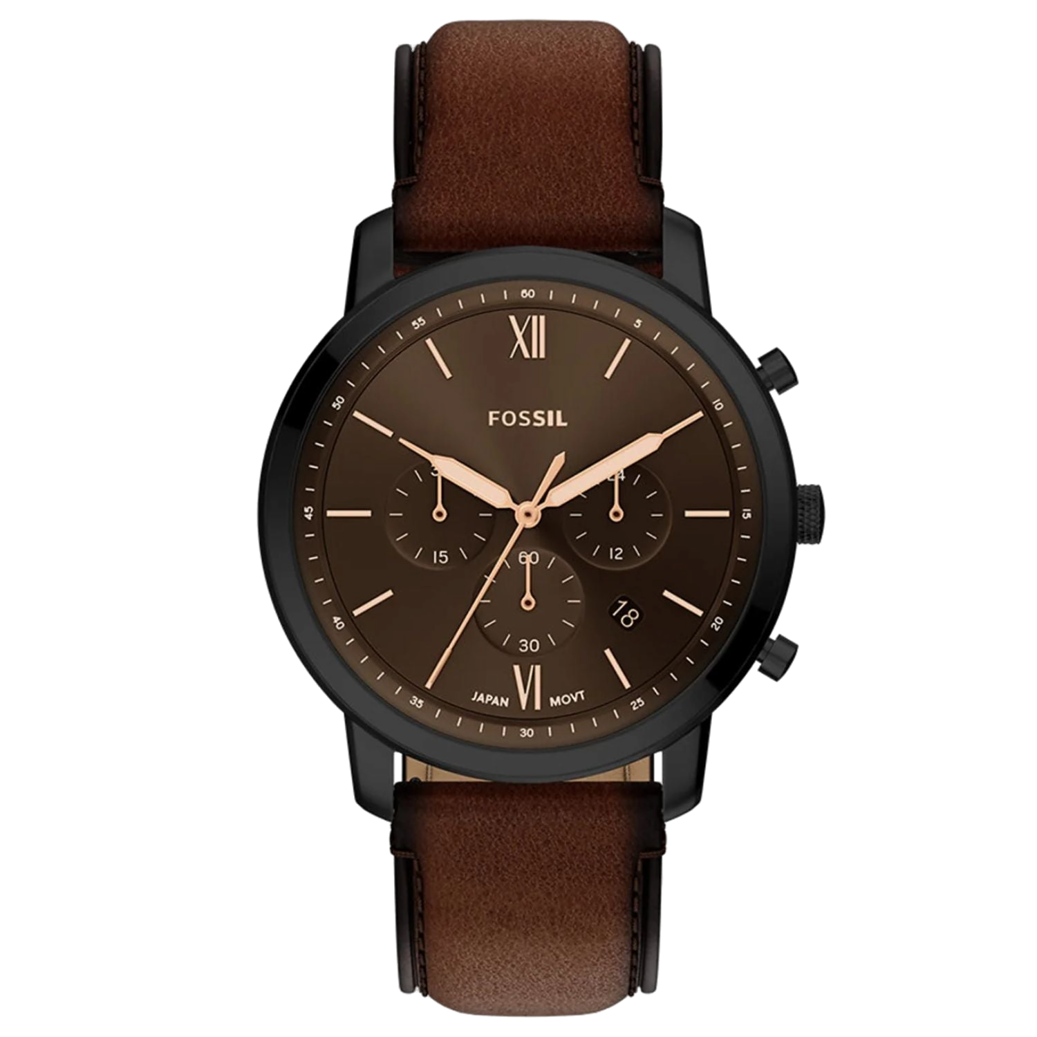 Fossil Watch — Brown