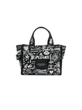Marc Jacobs Graphic-Print Cotton Tote Bag — Black