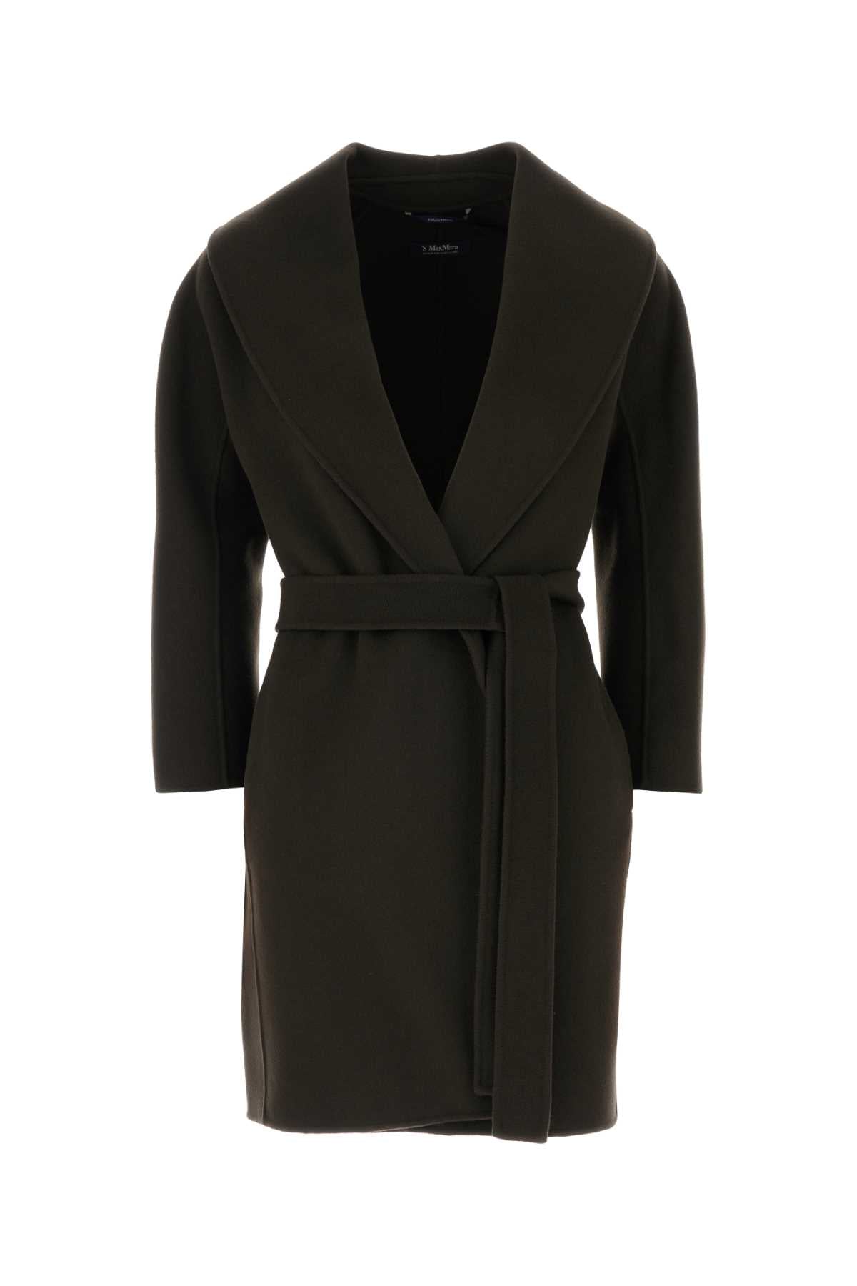 S Maxmara Messi Coat — Green