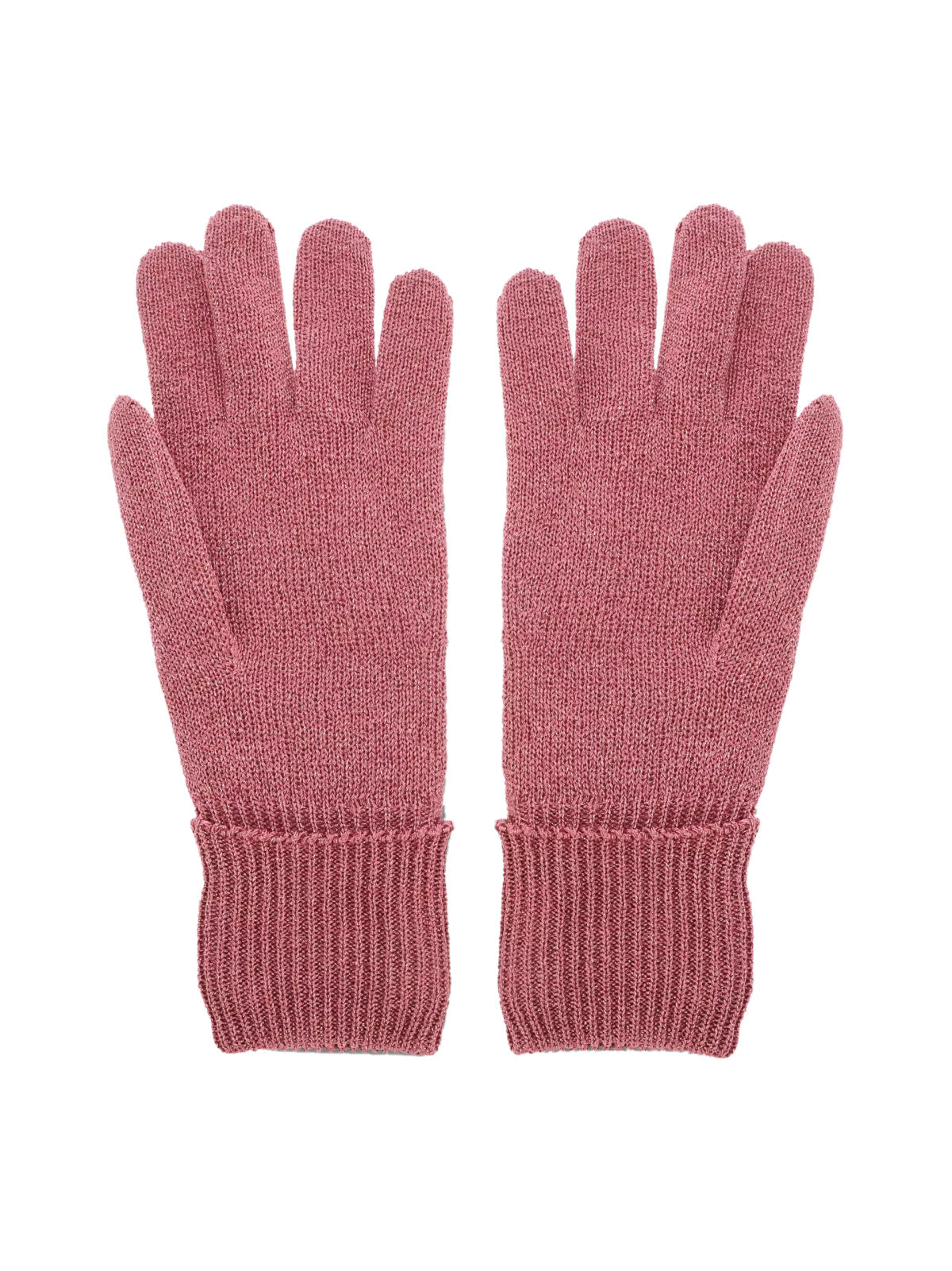 Gucci GG Monogram Lurex Gloves — Pink