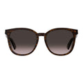 Moschino Tortoiseshell Acetate Sunglasses — Brown