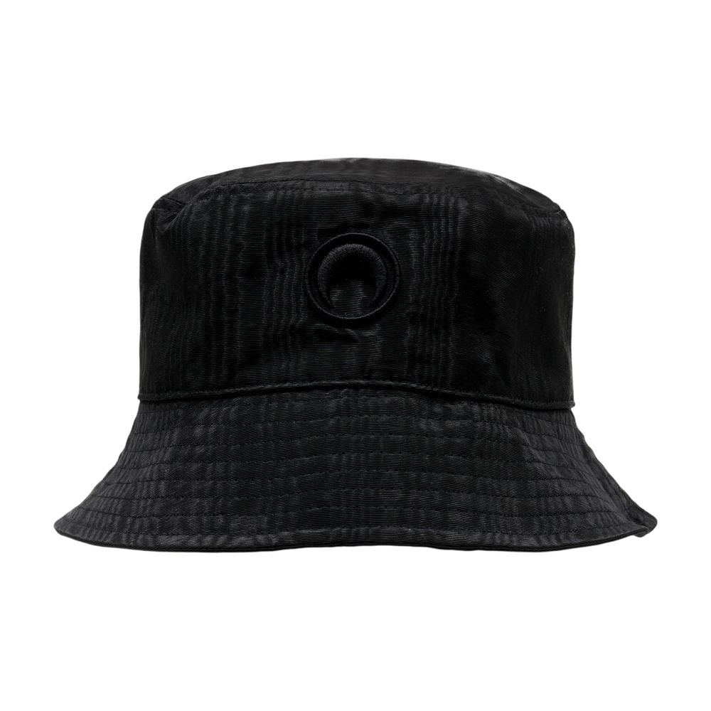 Marine Serre UHG030ACWOV0030-BK92 Moon Moire Bucket Hat — Black