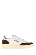Sneakers Autry in pelle e camoscio — Bianche