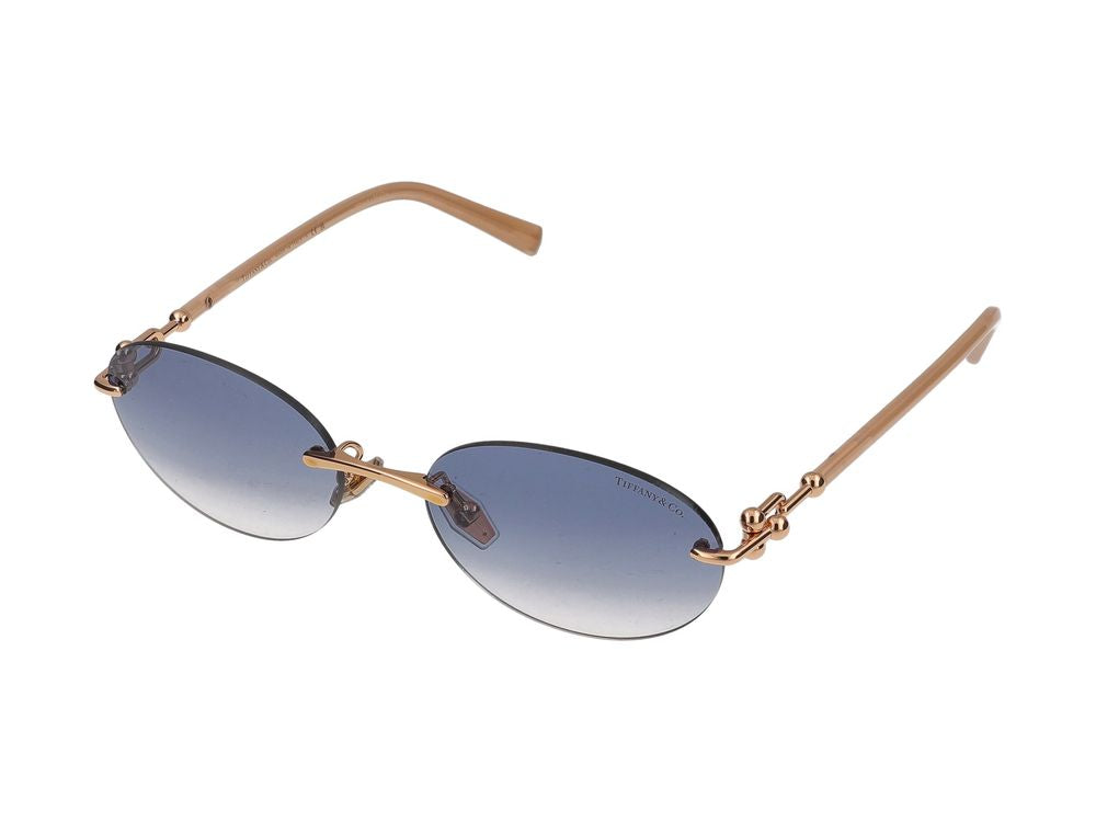 Tiffany 0TF3104D Gradient Lens Sunglasses — Rose Gold