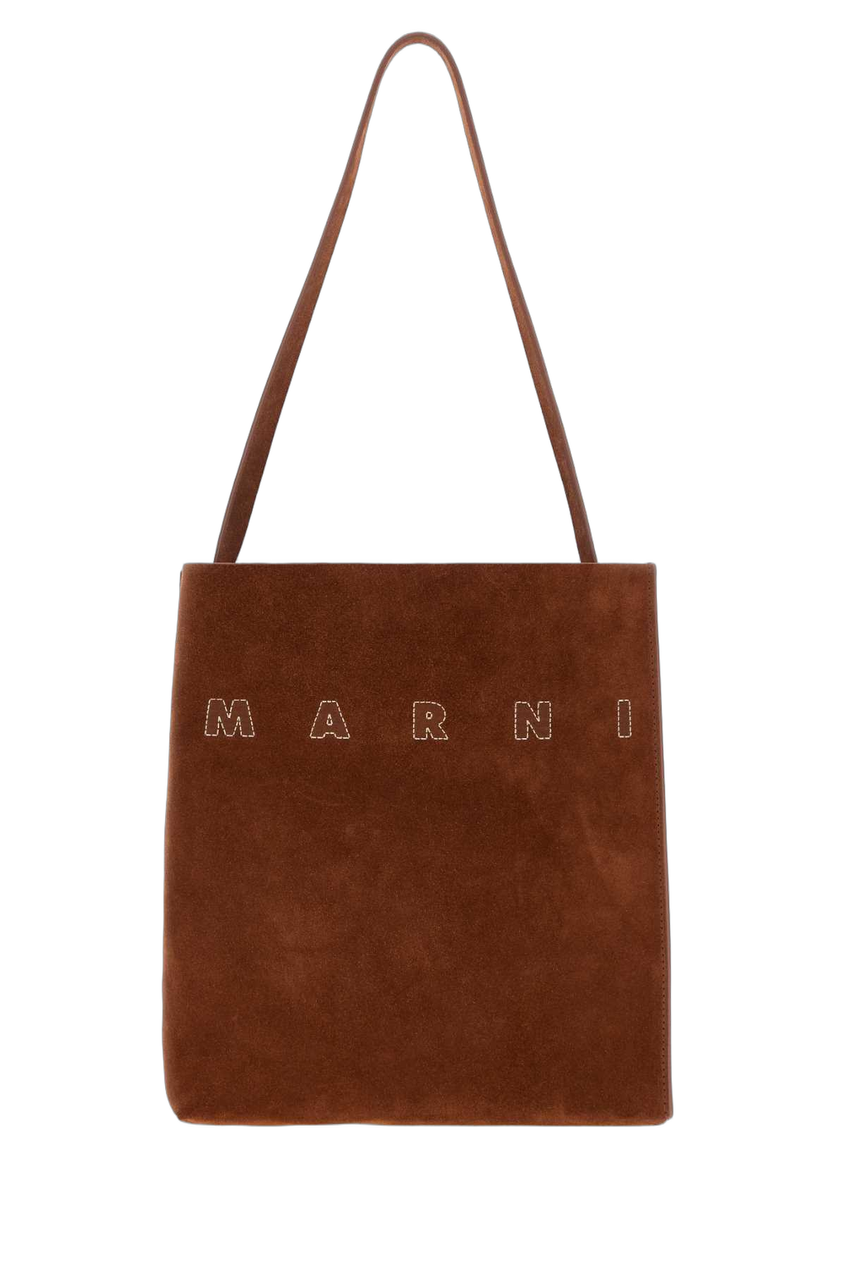 Marni Hobo Shoulder Bag — Brown
