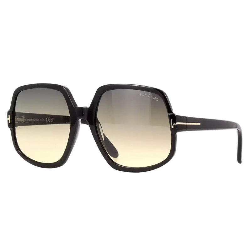 Tom Ford FT099201B Gradient Lens Sunglasses — Black