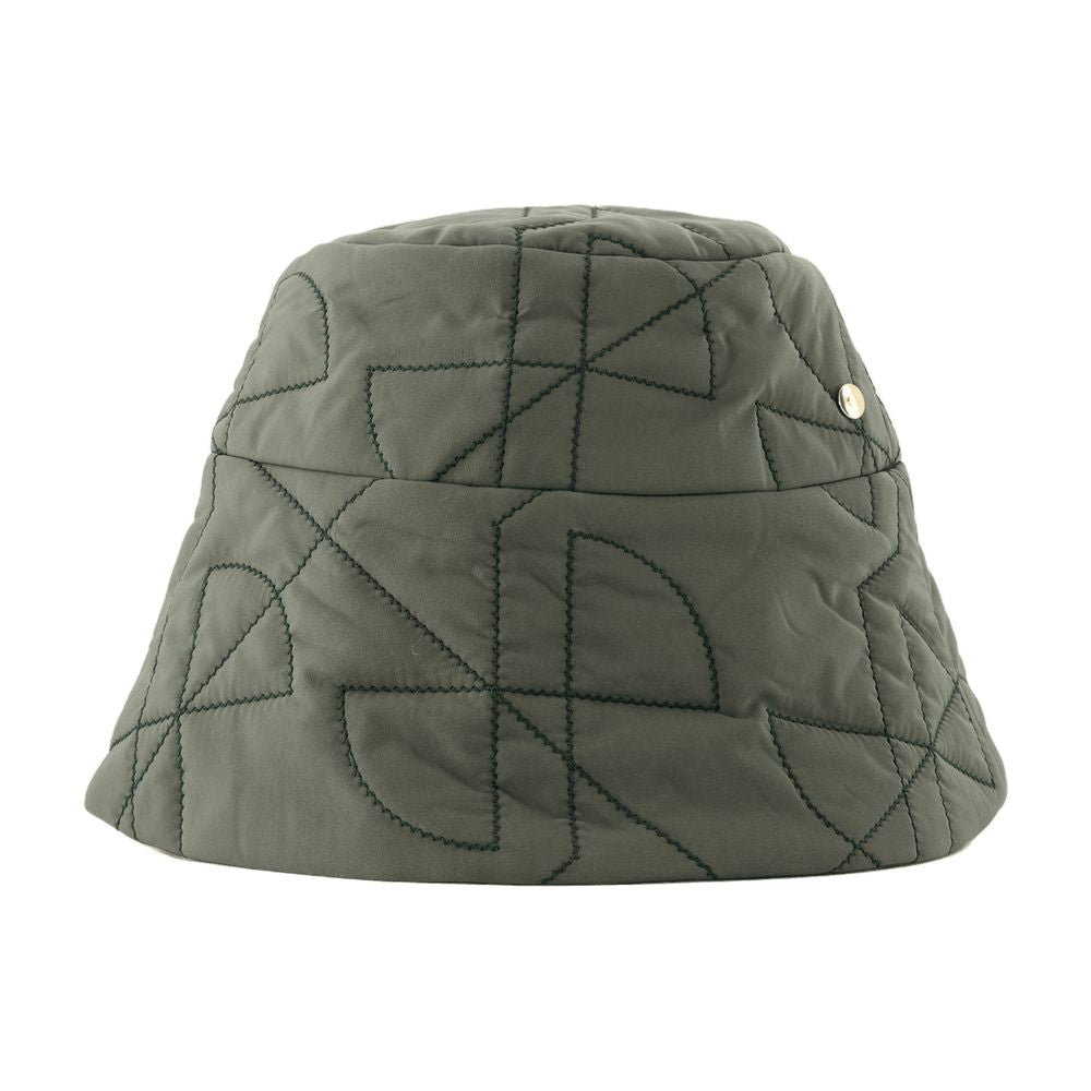 Patou AC0760188754B Quilted Synthetic Bucket Hat — Green