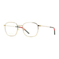 Gucci GG0681O001 Square Full Rim Metal Eyeglasses — Gold