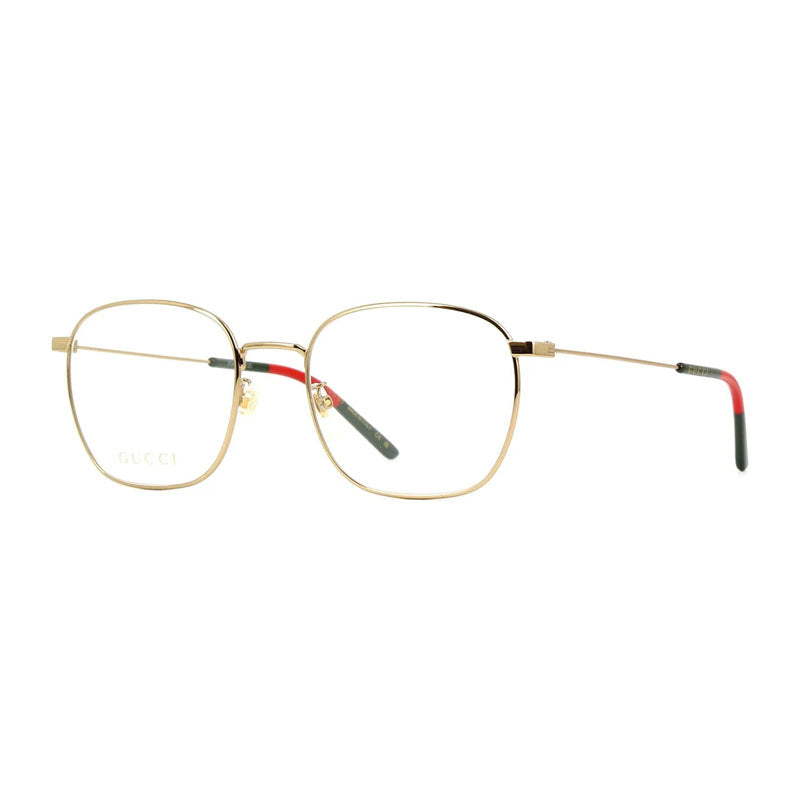 Gucci GG0681O001 Square Full Rim Metal Eyeglasses — Gold