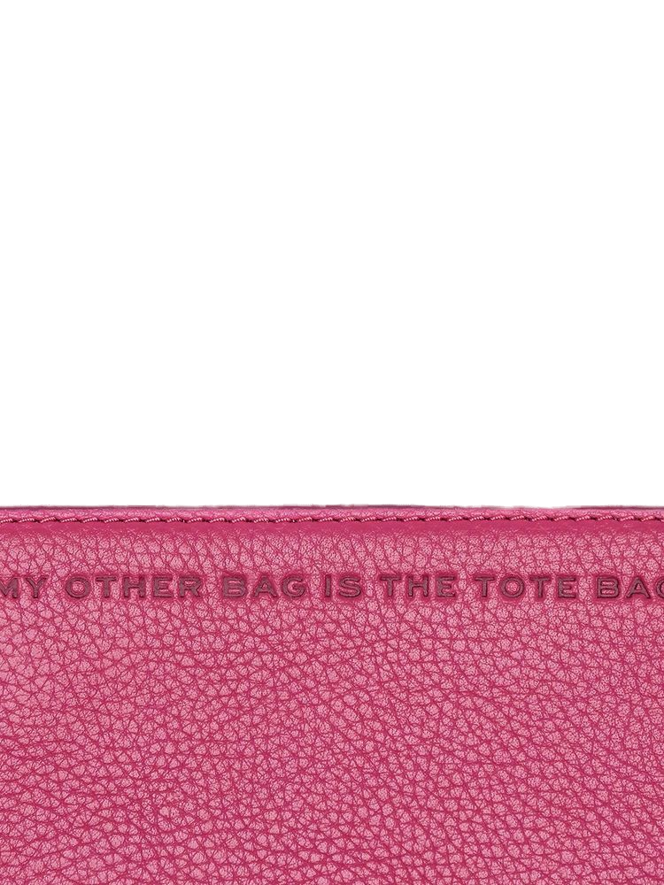 Marc Jacobs Grain Leather Crossbody Bag — Pink