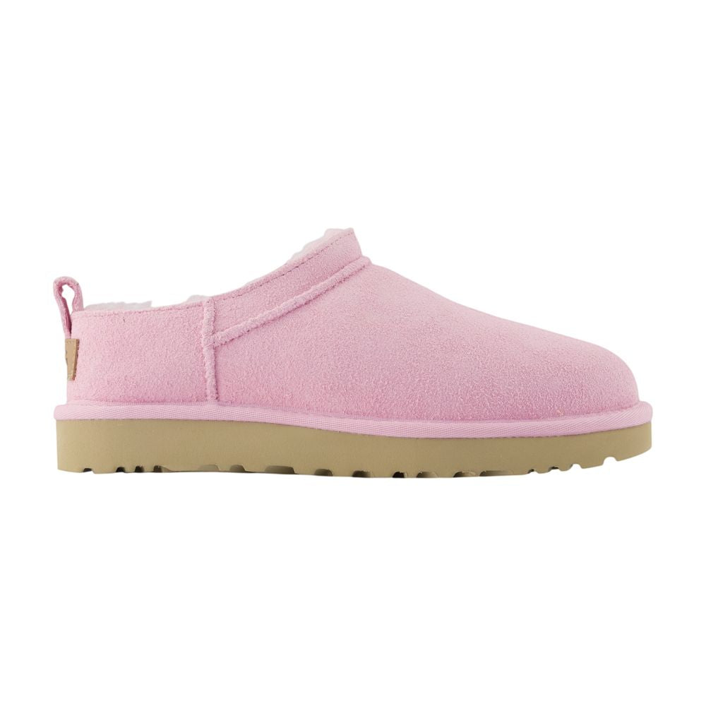UGG Sheepskin Wool-Lined Slipper — Pink