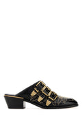 Chloé Studded Leather Mule — Black