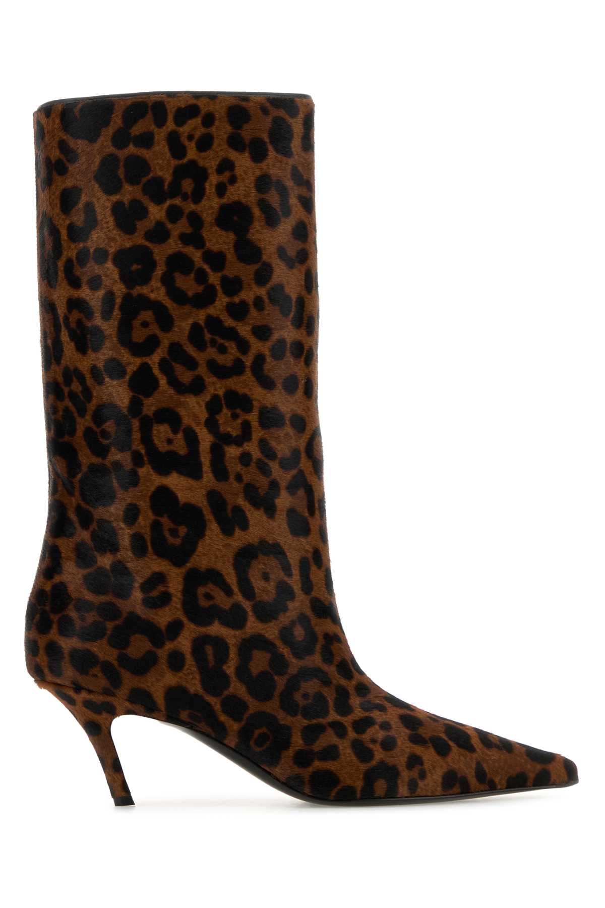 Amina Muaddi Fionaboot Boot — Brown