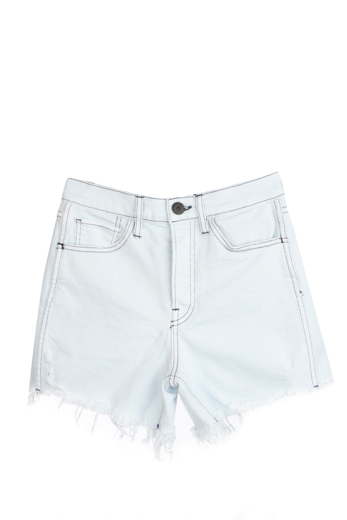 3x1 Adeliadestroy Denim Shorts — White