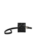 Bottega Veneta Quilted Leather Card Case — Black