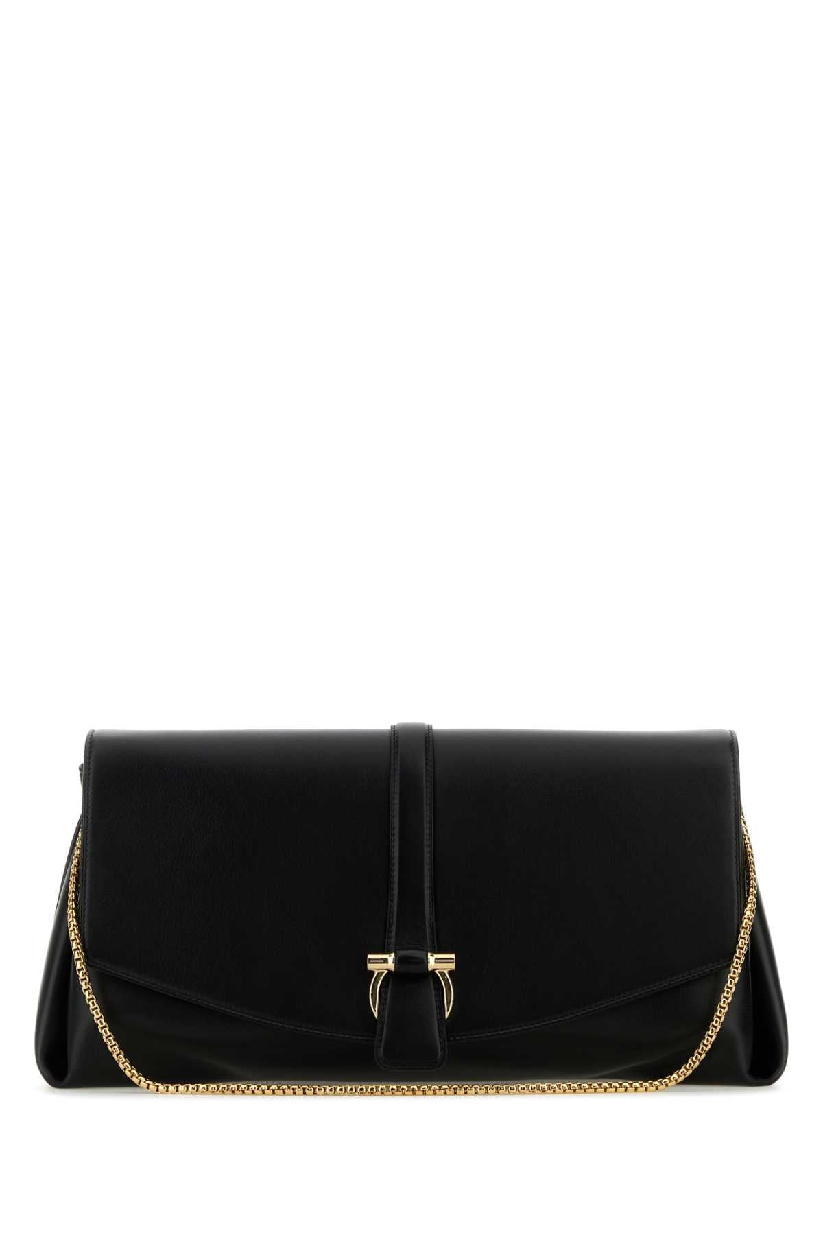 Ferragamo Nero Clutch — Black