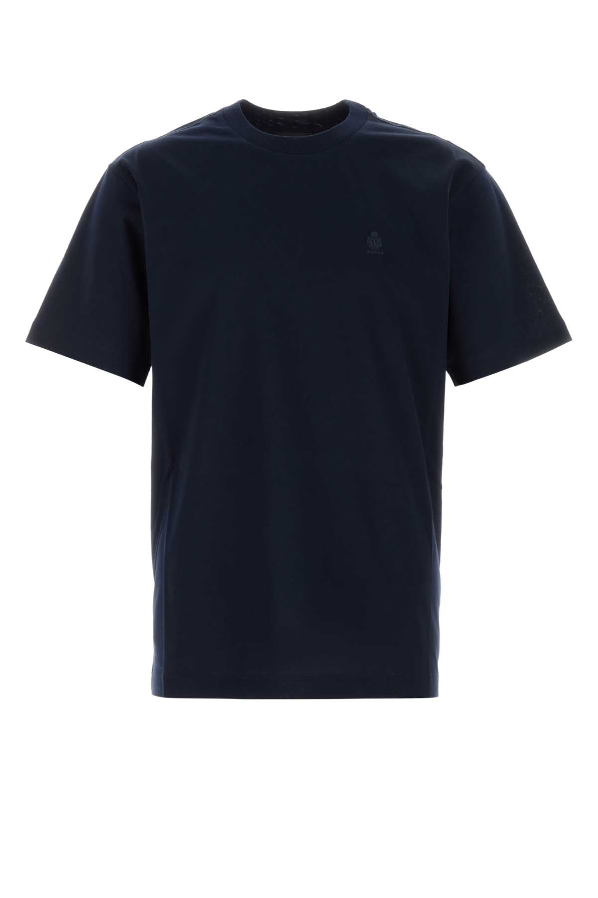 Prada 100% Cotton T-Shirt — Navy