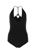 Bottega Veneta Cashmere Blend Bodysuit — Black