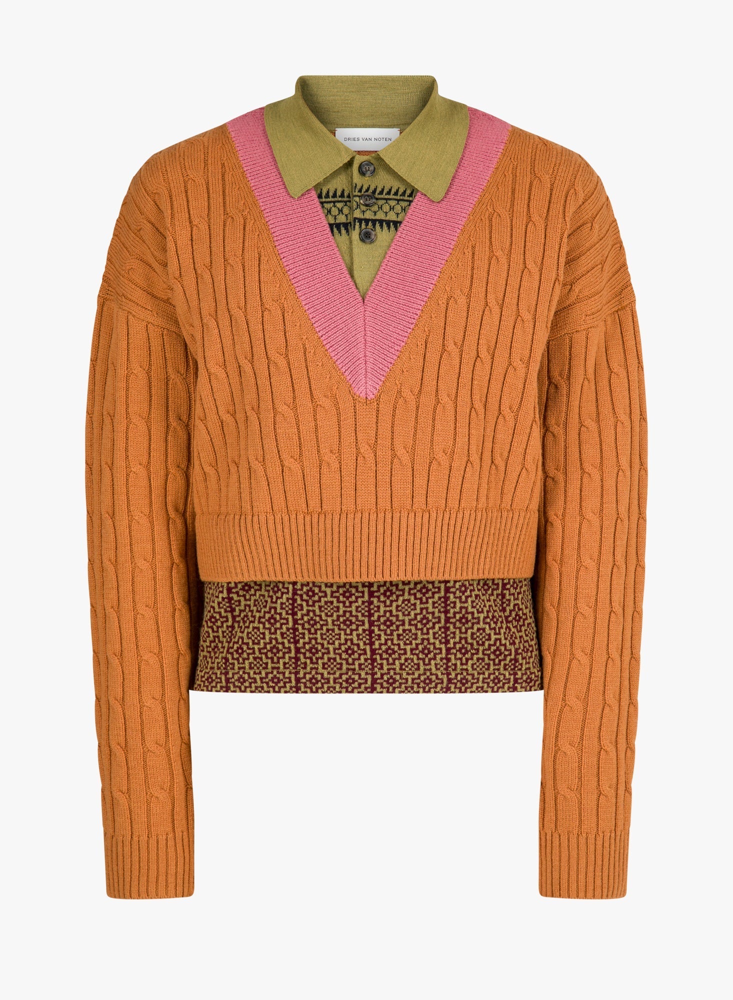 Dries Van Noten Medan Sweater — Orange