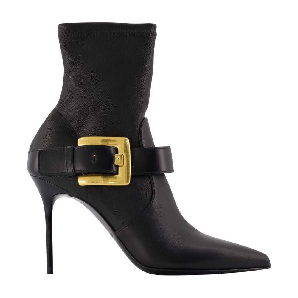 Balmain Anthem Ankle Boot — Black