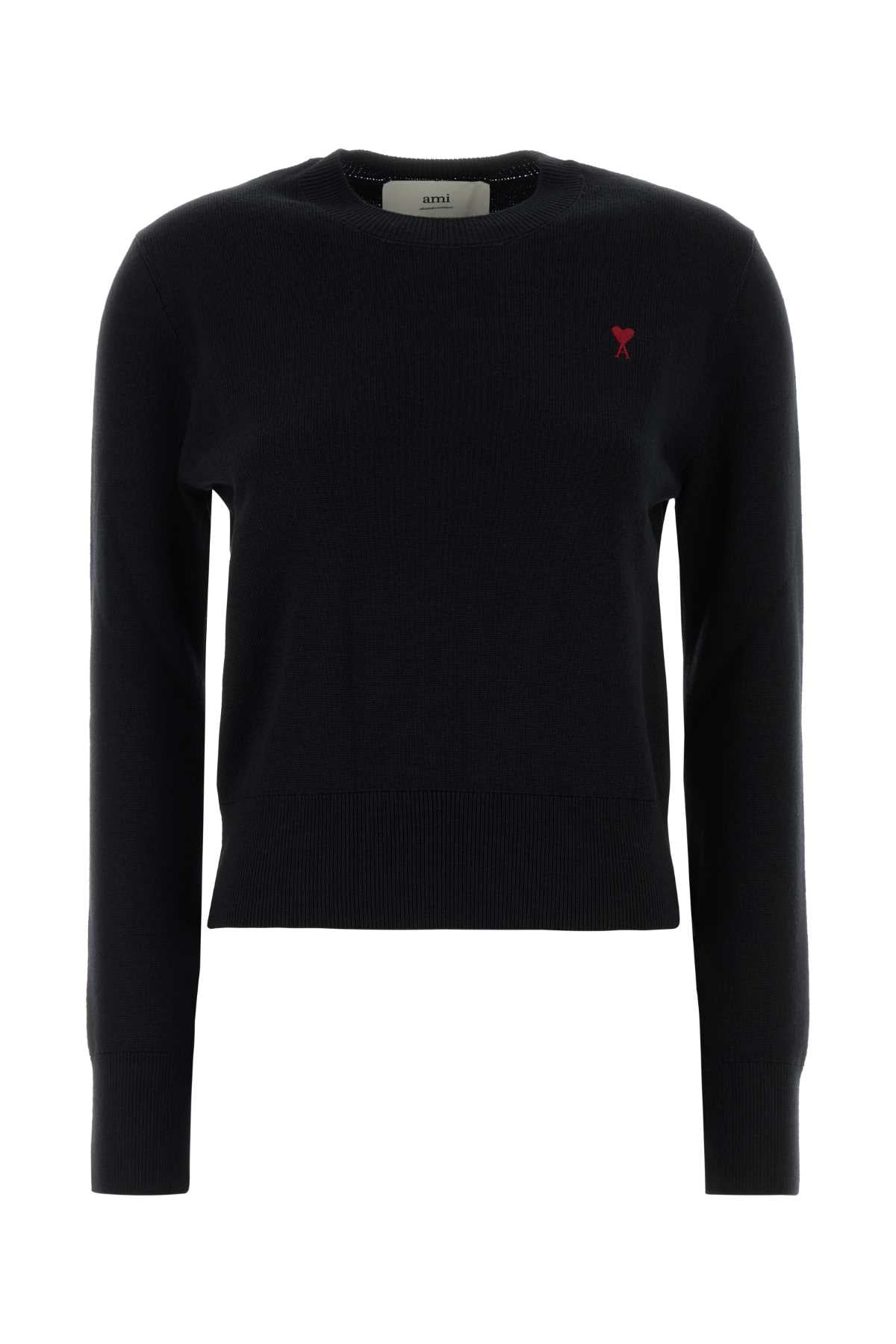 AMI Paris Merinos Sweater — Black