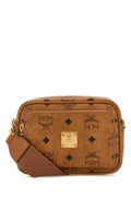 MCM Aren Crossbody Bag — Cognac