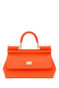 Dolce & Gabbana Sicily Top Handle Bag — Orange