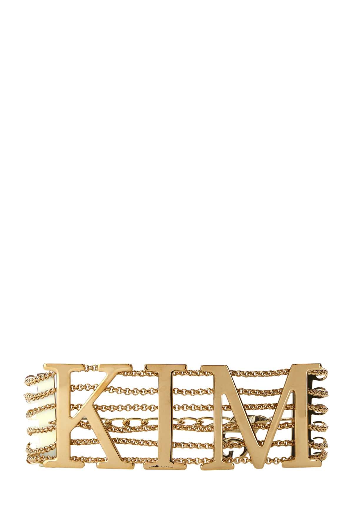 Dolce & Gabbana Logo-Chain Link Necklace — Gold