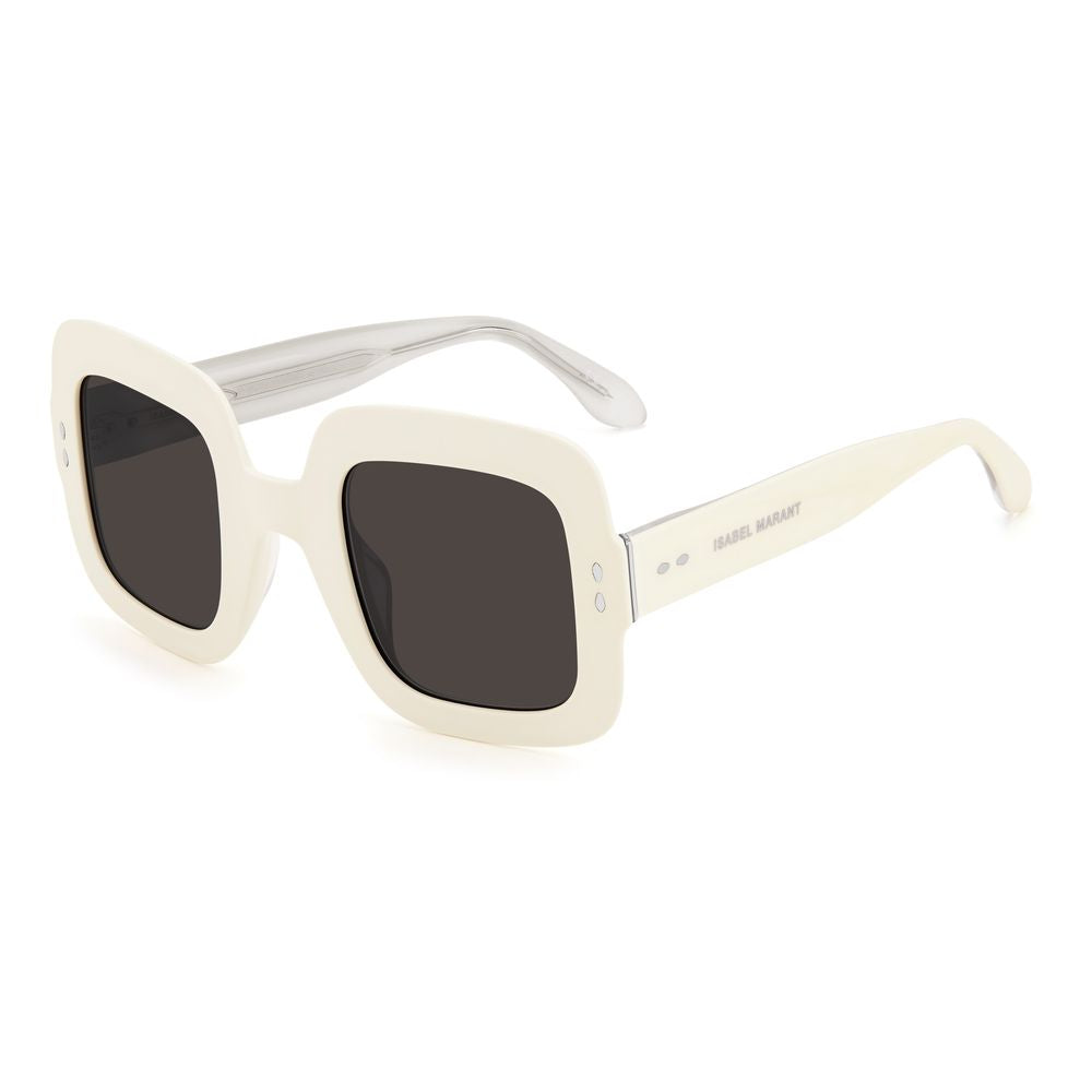 Isabel Marant IMIM0074GSSZJAC Acetate Square Sunglasses — Beige