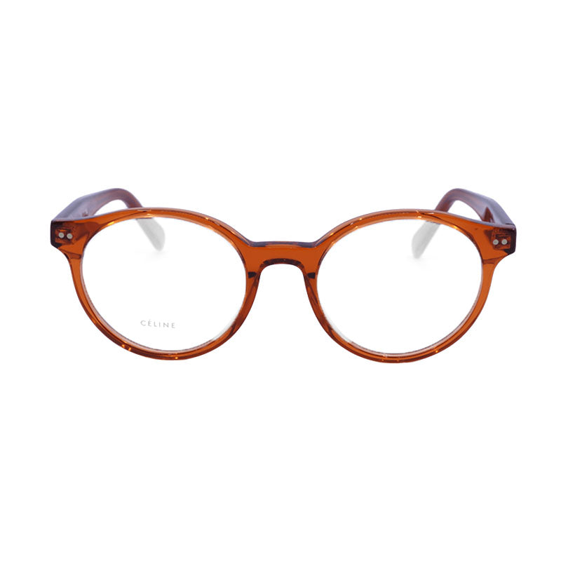 Celine CL50008I042 Round Frame Eyeglasses — Orange