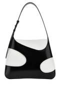 Ferragamo Neroowhite Shoulder Bag — Black