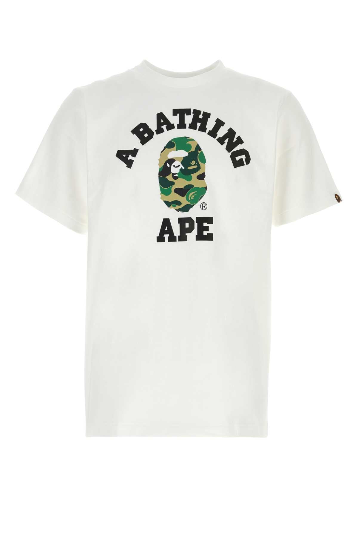 Camiseta Bape Whxgr - Blanca