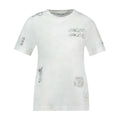 SamsøE SamsøE Sketch-Embroidered Cotton T-Shirt — White