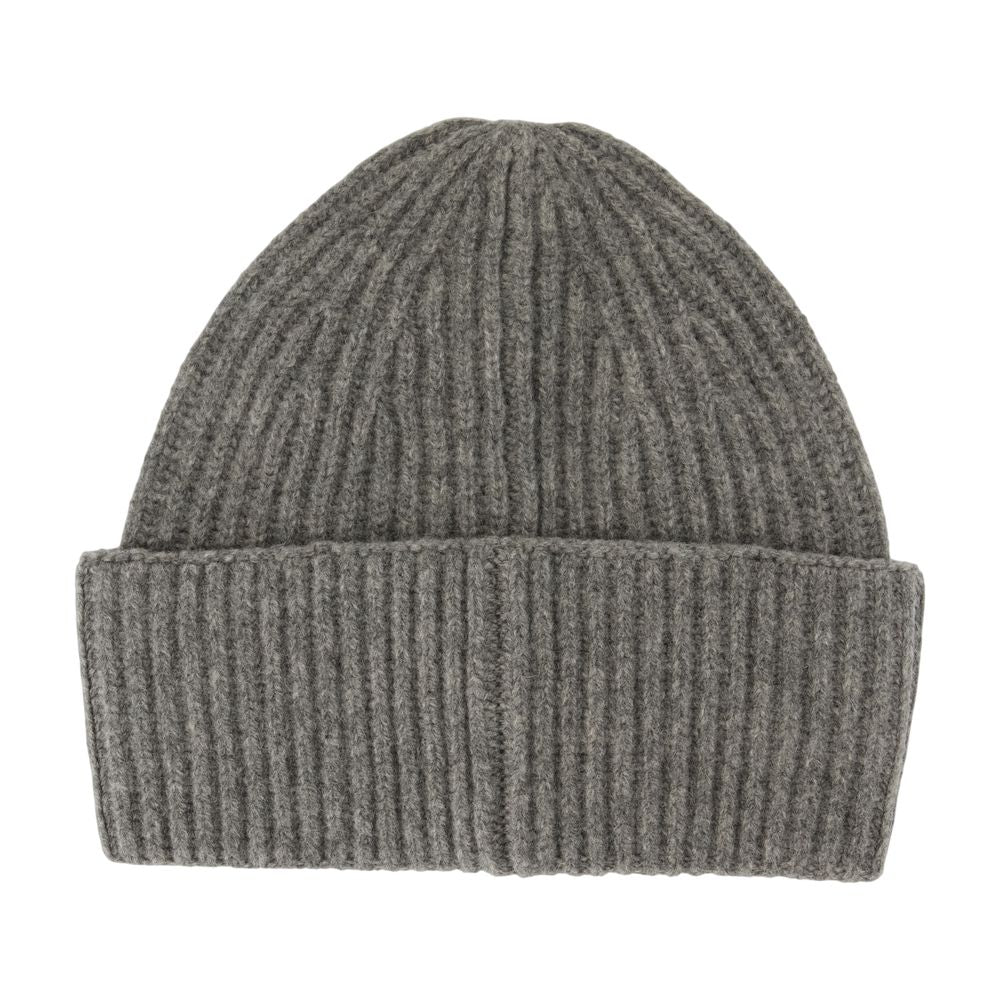 SamsøE SamsøE F24300118-CLR000659 Ribbed Wool Beanie — Gray